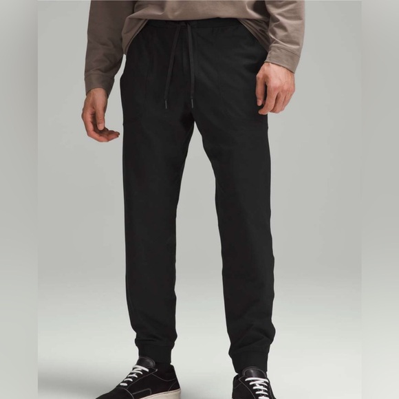 LULULEMON ABC Jogger Warpstreme Men M Black M5AMZS Stretch Comfort Athleisure - Picture 1 of 16